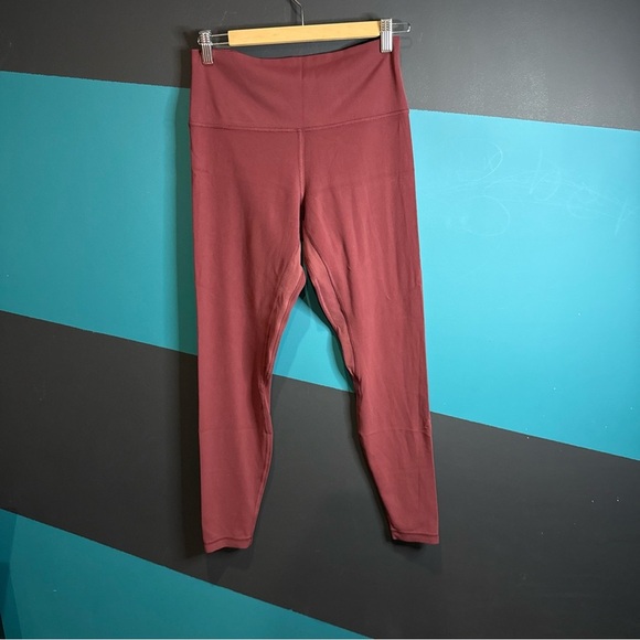 Lululemon Athletica Red High-Waisted Leggings size 10 - Picture 3 of 10